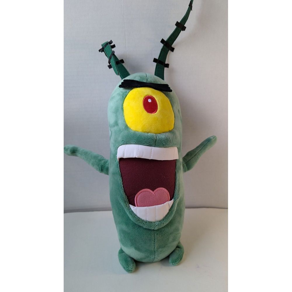 SpongeBob Squarepants 14" Plankton Plush Universal Studios Viacom Large